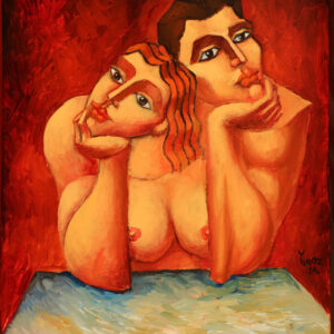 The Dreamers. Study-01 6729 , 11" x 14" , Oil on canvas