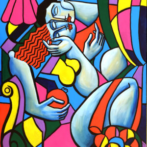 Evening Embrace 6677 , 48" x 60" , Oil on canvas
